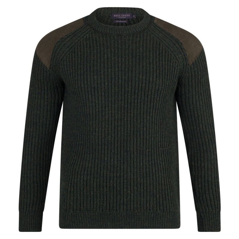 Wolk - Merino wool sweater for men in anthracite grey