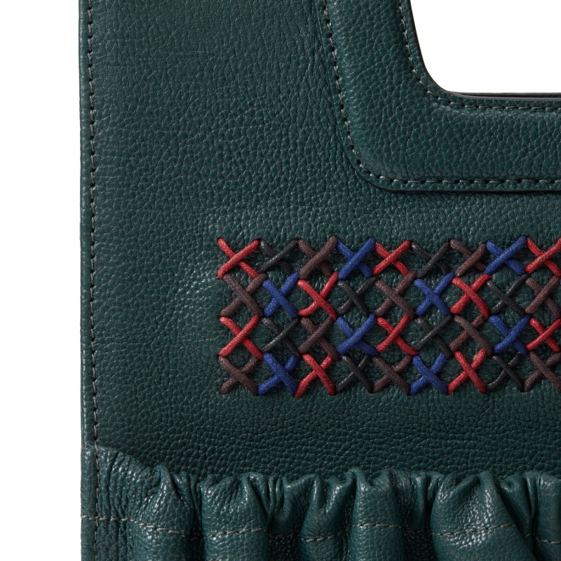 Thumbnail of Stitch  Handbag - Dark Green image