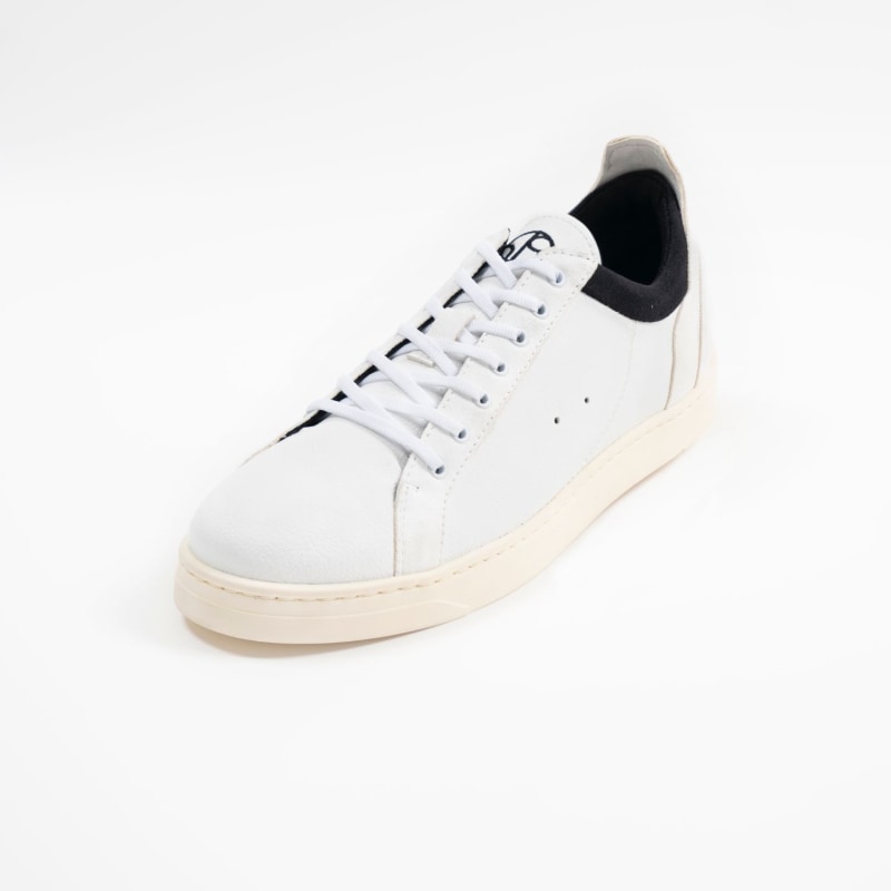 Thumbnail of BoråS - Grape Leather Classic Sneakers - Latte image