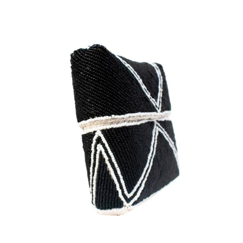 Thumbnail of Macy Beaded Clutch - Black image