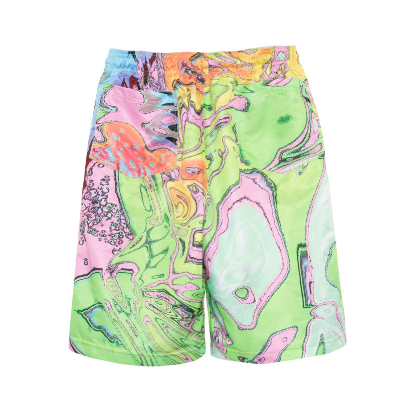 Pastel swim trunks top