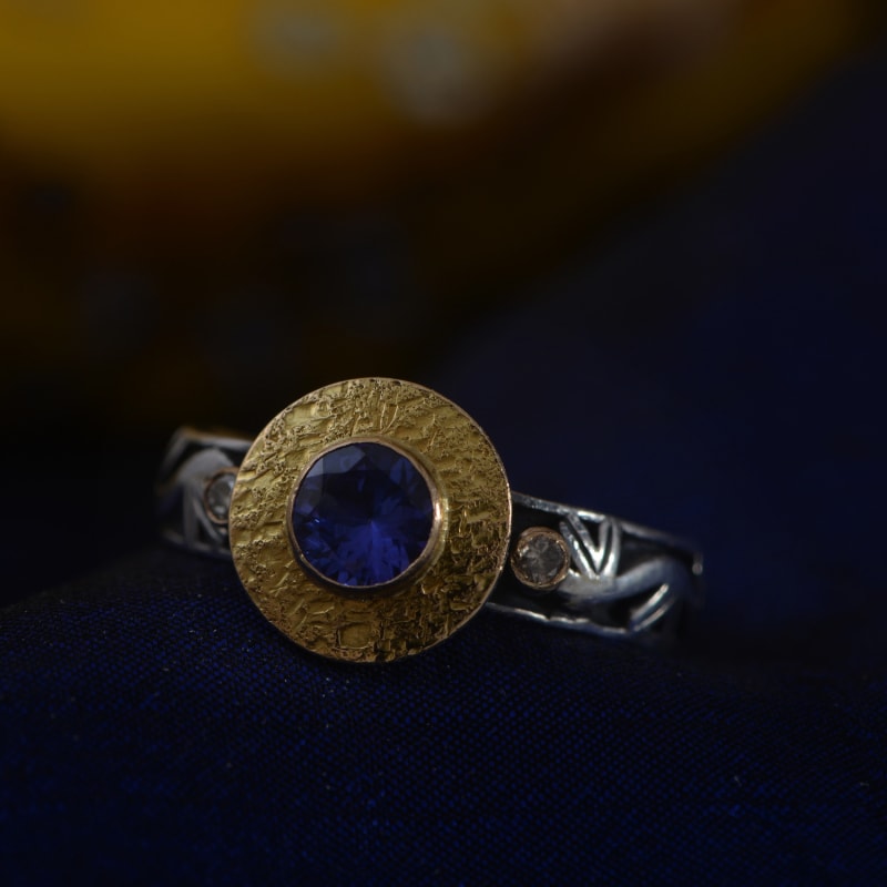 Thumbnail of Token Tanzanite Diamond Ring image