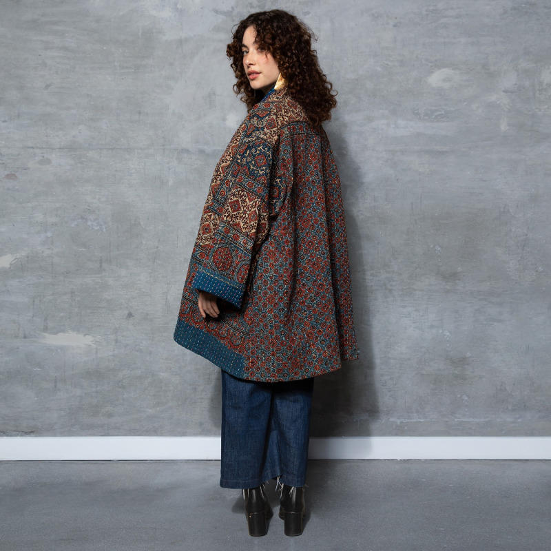 Thumbnail of Maha Day Coat In Indigo image