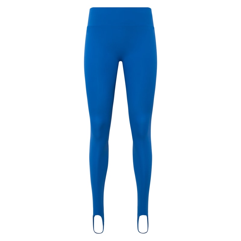Tony High Wasted Leggings With Foot Strap Classic Blue by YES FLANEUSE