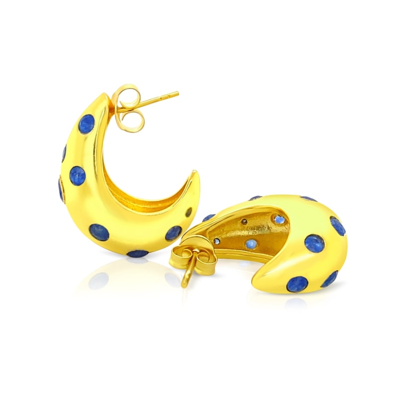 Thumbnail of Blue Snake Hoops image