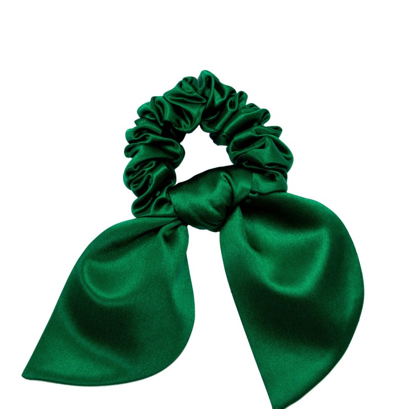 Thumbnail of Silk Scrunchie Brigitte Green image