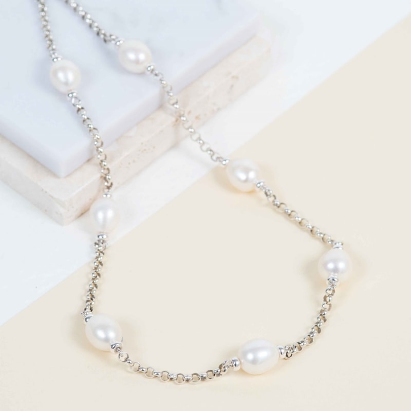 Thumbnail of Courtfield Freshwater Pearl & Sterling Silver Necklace image