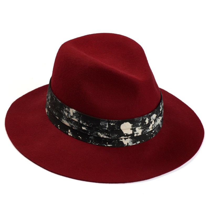 Thumbnail of Red Floppy Fedora Hat image