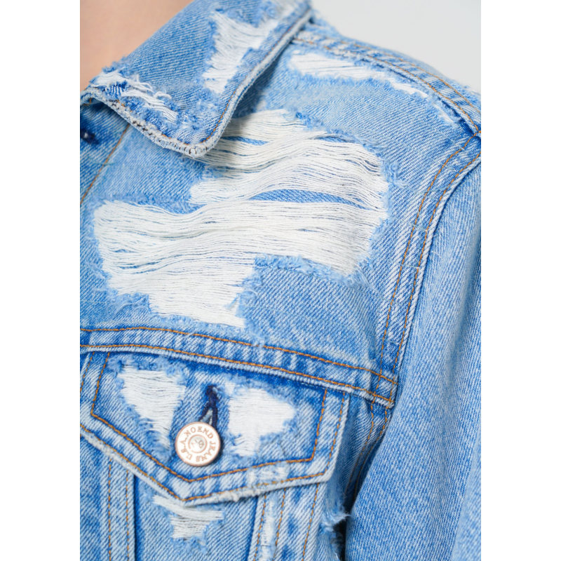 Harper Destructive Hem Lightweight Jacket Harper Destructive Hem Lightweight Jacket