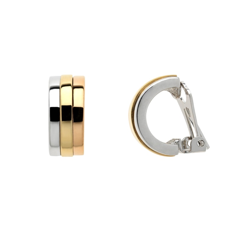 Tri Colour Curve Clip Earrings Emma Holland Jewellery Wolf