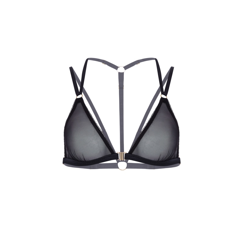 Triangle mesh bralette on sale