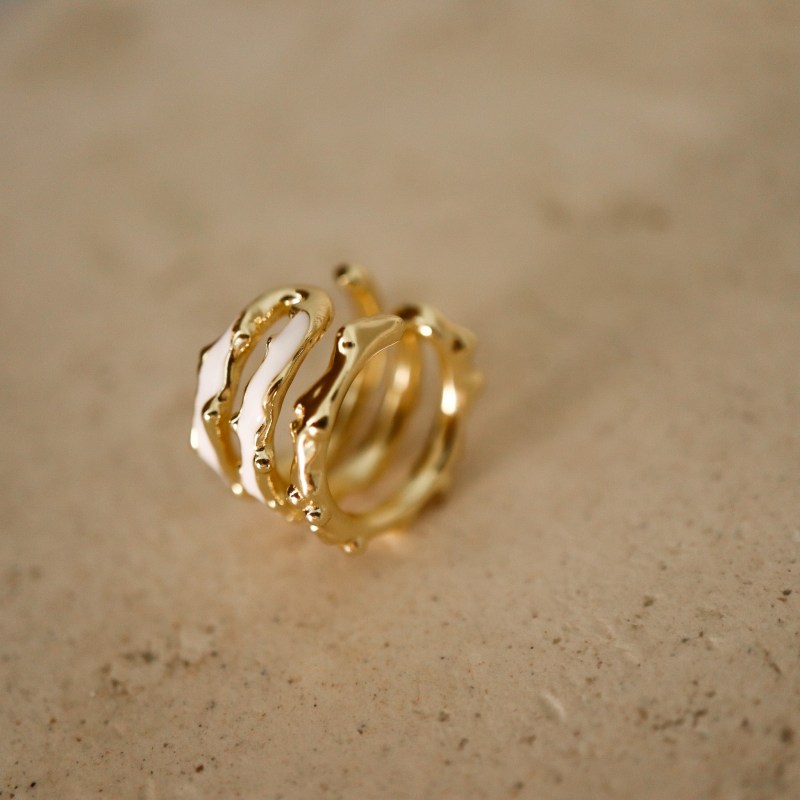 Thumbnail of Triple Cuff Earring - Gold image