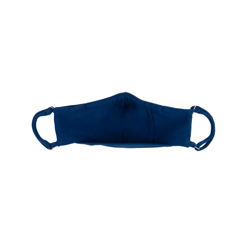 Thumbnail of Linen Natural Dyed Face Mask In Blue Indigo image