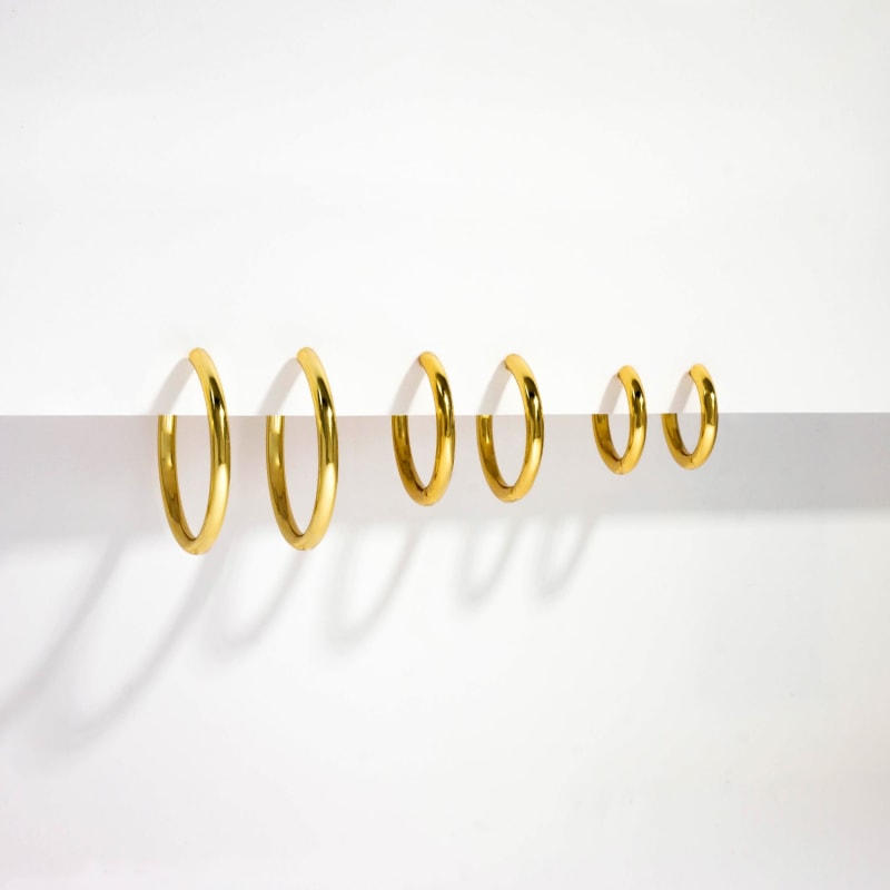 Thumbnail of Classic Gold Hoop Earrings image