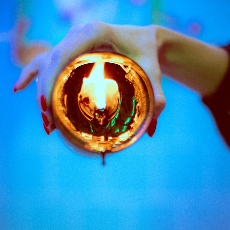 Astrology Zodiac Horoscope Sign Candle Aquarius Light Sugar Rose Petal