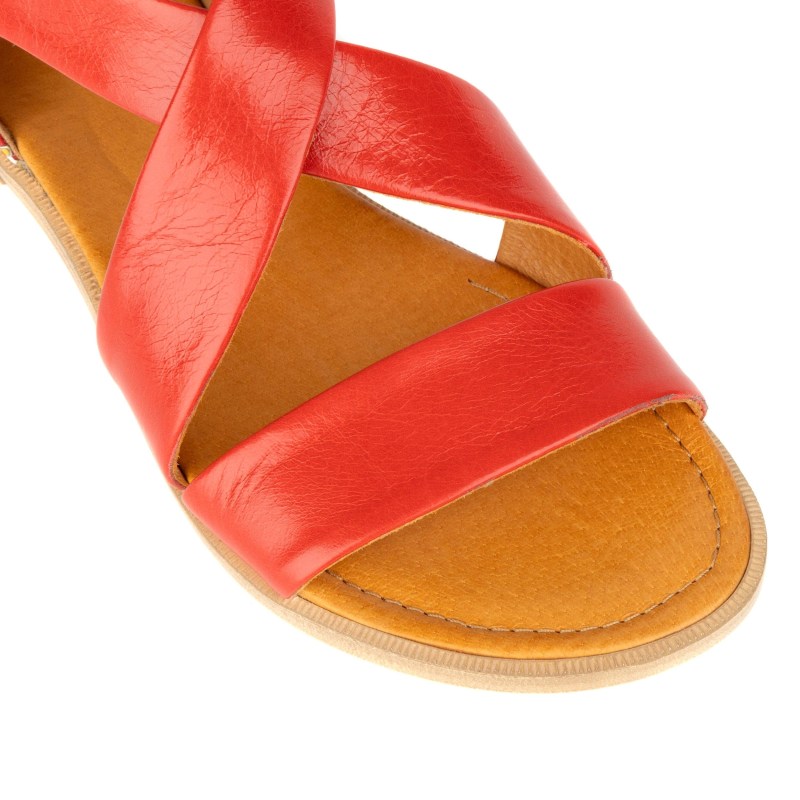 Thumbnail of Tucan - Red Signature Print - Womens Designer Sandals image