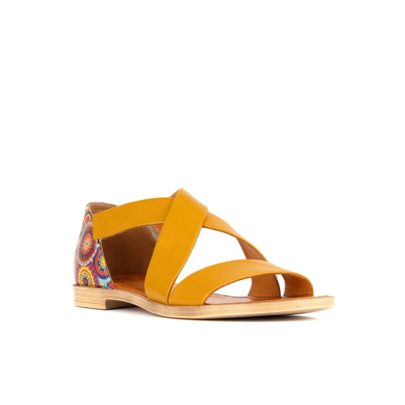 Yellow designer sandals hot sale