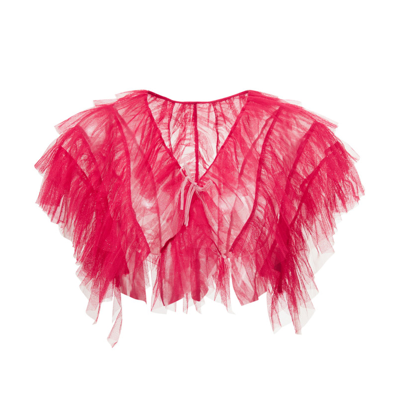 Thumbnail of Tulle Bolero Raspberry image