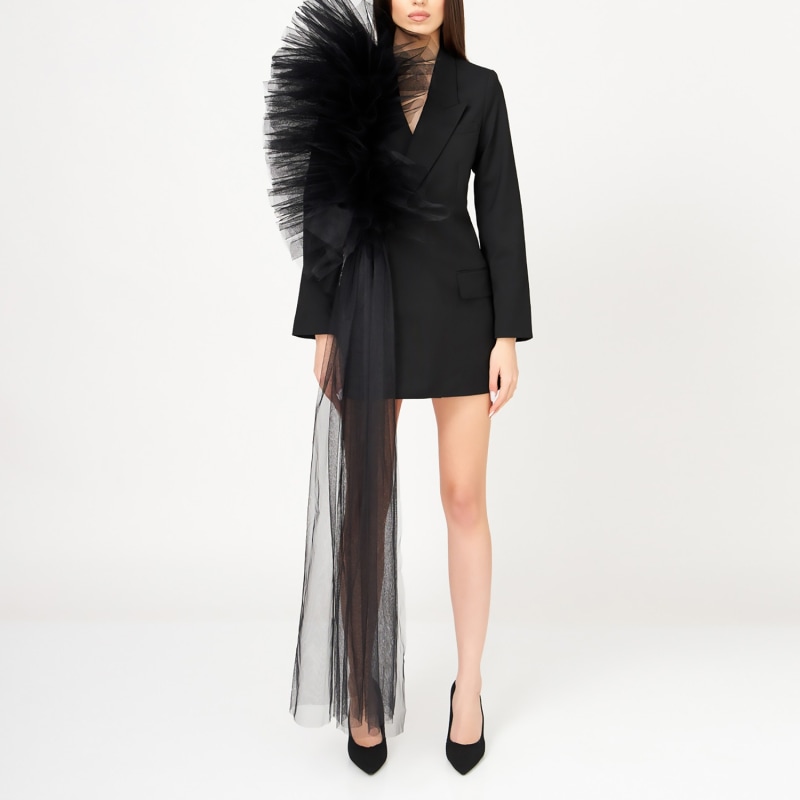 Blazer with tulle store