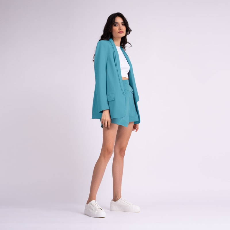 Oversized blazer and shorts cheap