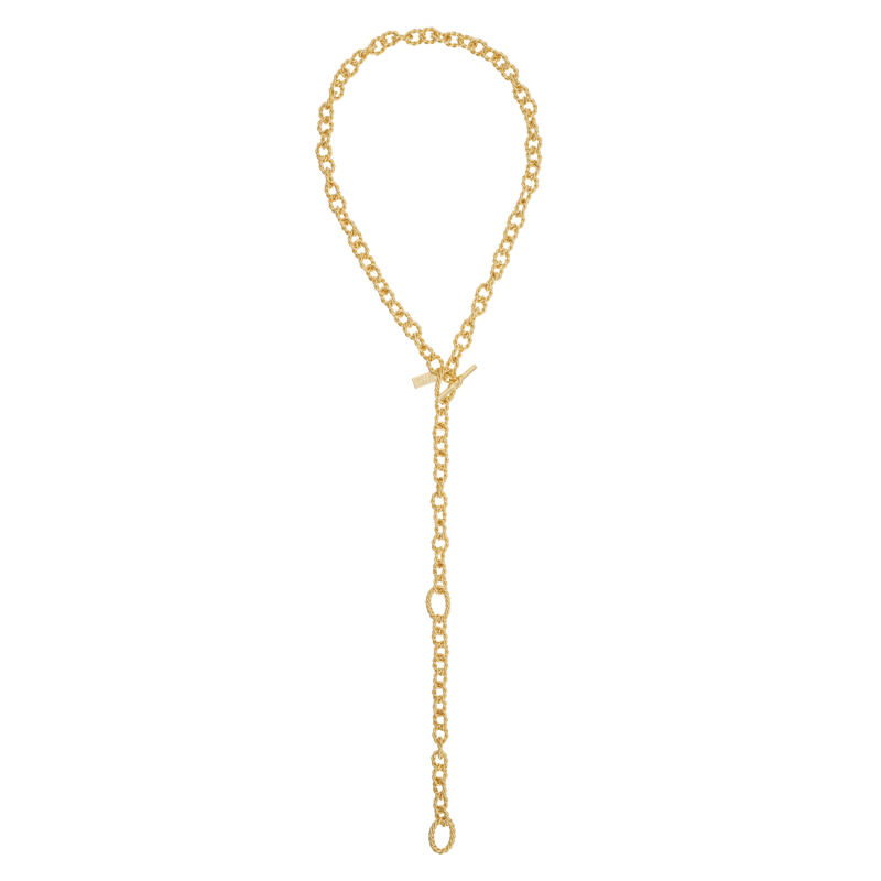 Thumbnail of Twist Chain Lariat Necklace image