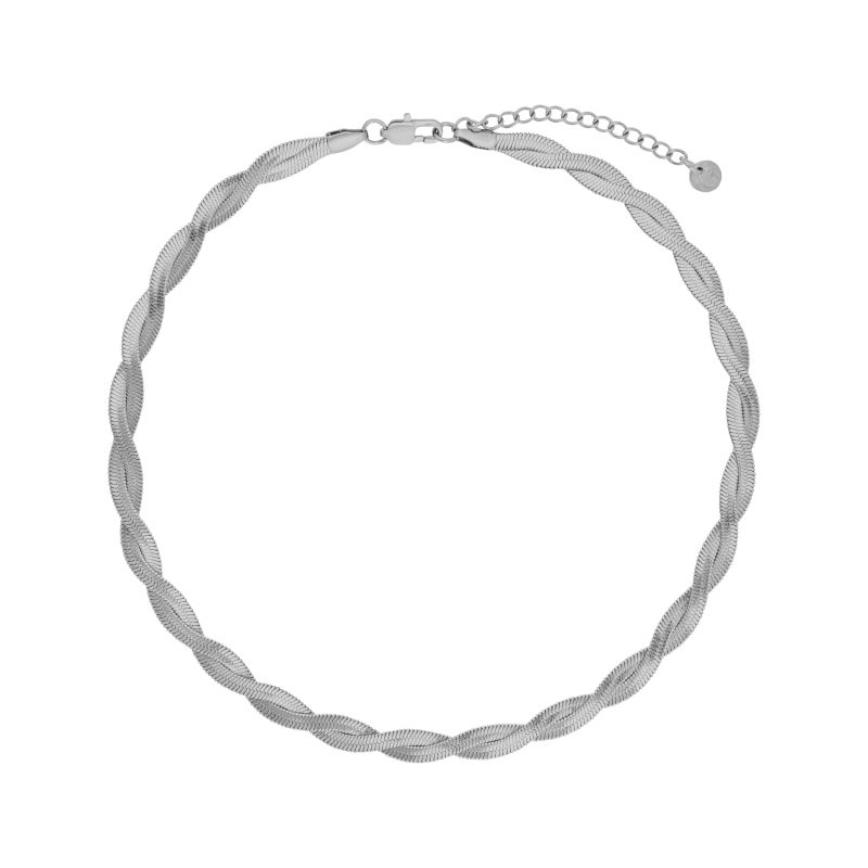 Twisted snake chain top