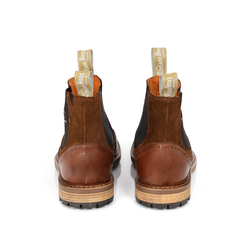 Brad brogue chelsea clearance boot