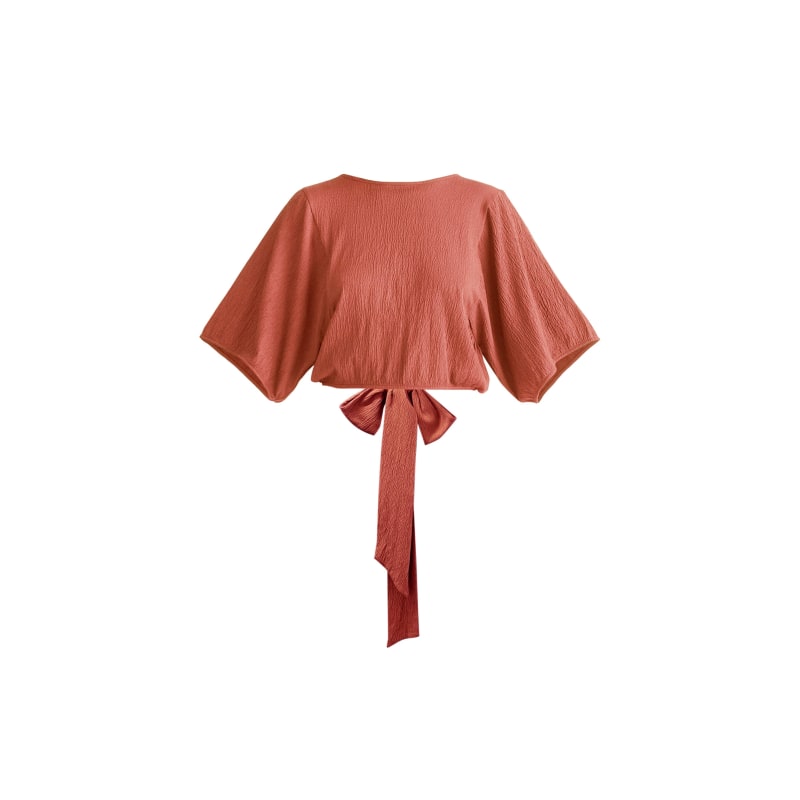 Two Way Kimono Wrap Top Pink Purple by PAISIE