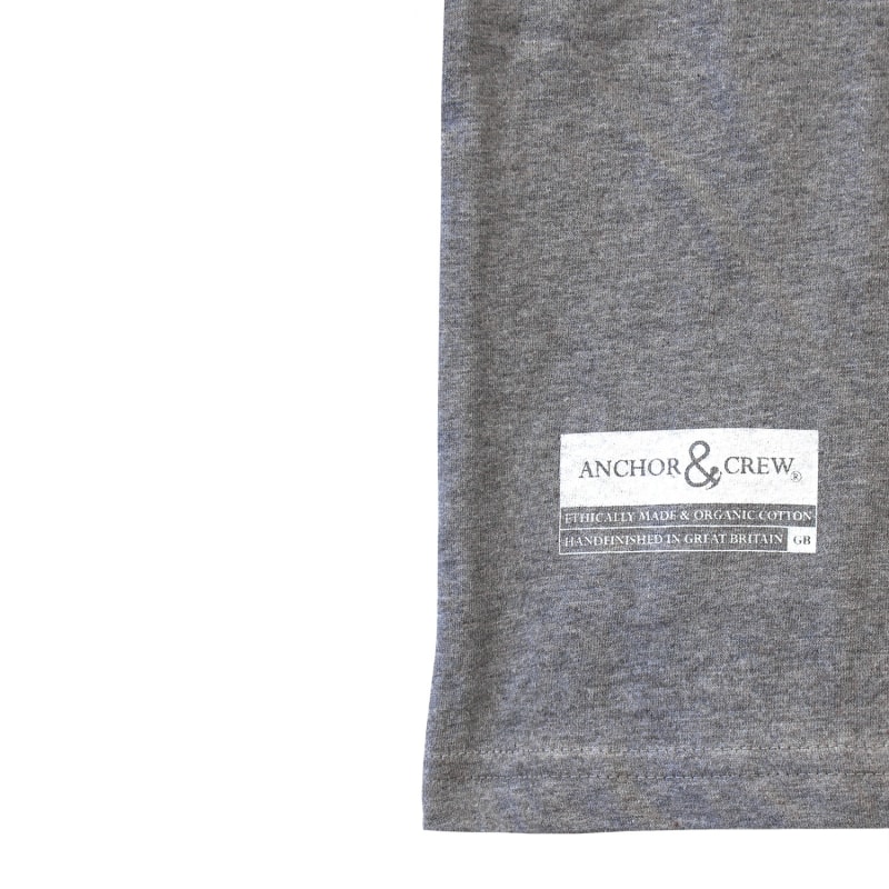 Thumbnail of Athletic Grey Travel Print Organic Cotton T-Shirt Mens image