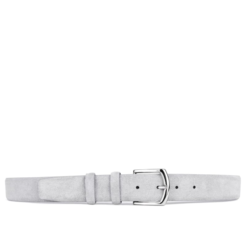 Thumbnail of Handmade Leather Belt Light Grey Norberto image