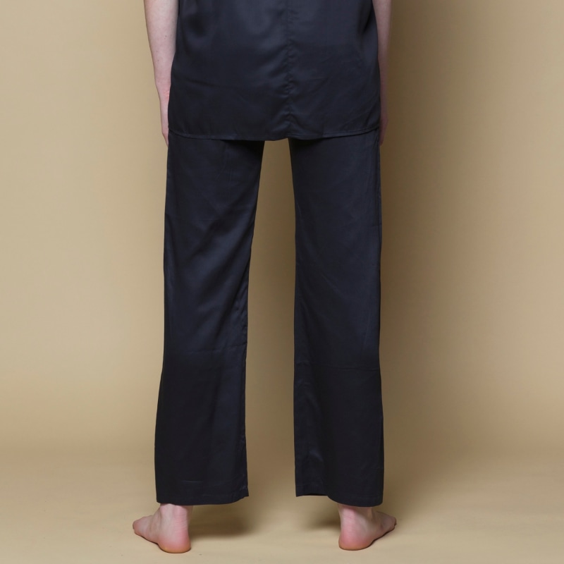 Thumbnail of Vegan Silk Bamboo Trousers Black image