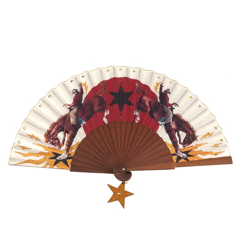 Thumbnail of Rodeo Riders Hand Fan image