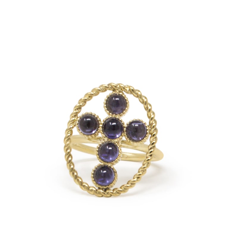 Thumbnail of Hope Gold-Plated Iolite Ring image