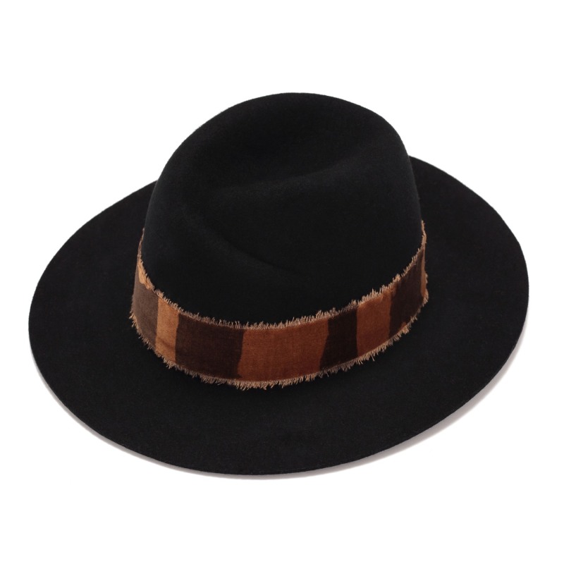 Thumbnail of Black Unique Felt Hat image