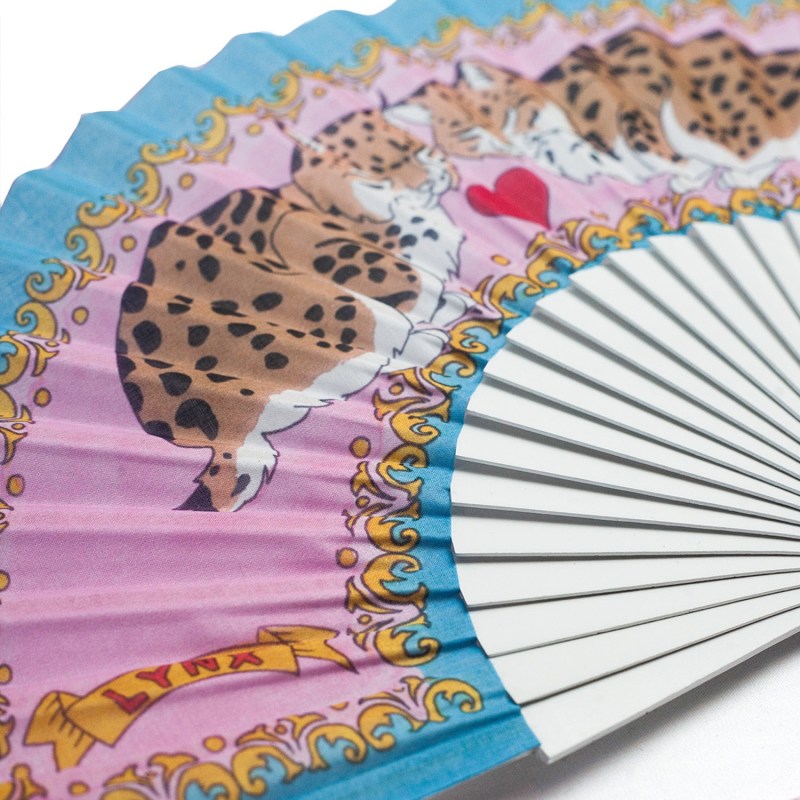 Thumbnail of Love Lynxes Hand Fan image