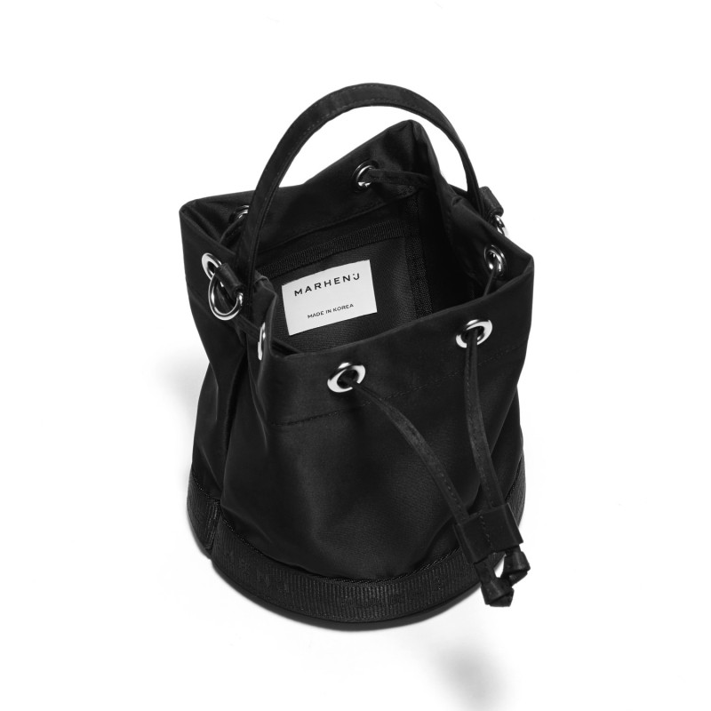 Thumbnail of Recycled Nylon Bucket Bag - Lexy - All Black image