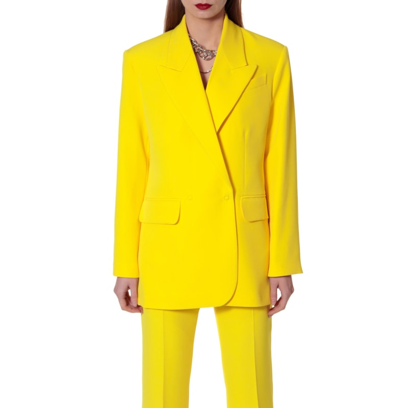 Blair Super Yellow Blazer | Aggi | Wolf & Badger