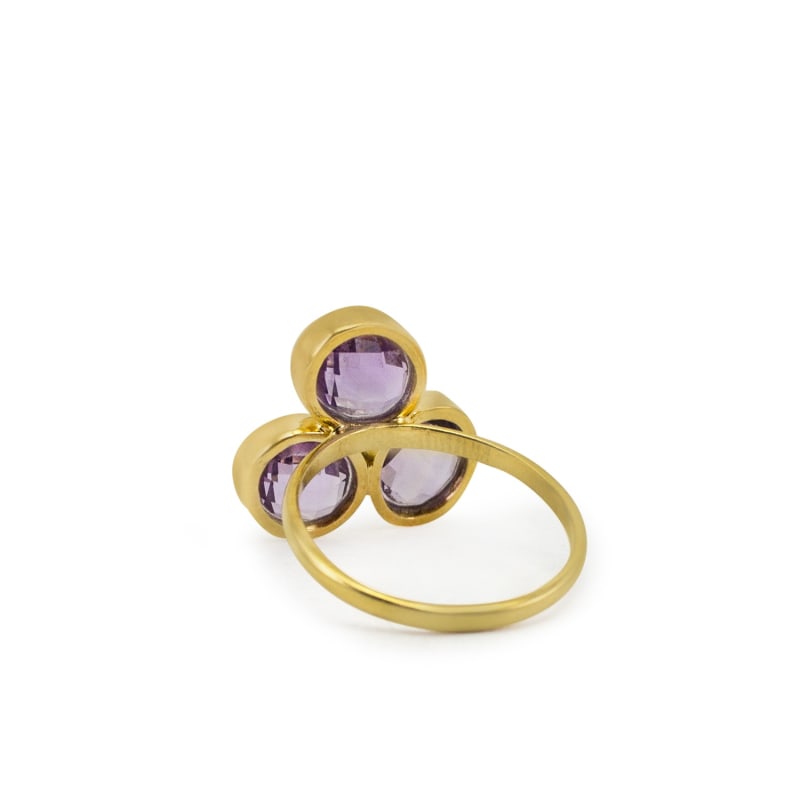 Thumbnail of Panarea Amethist Gold Ring image