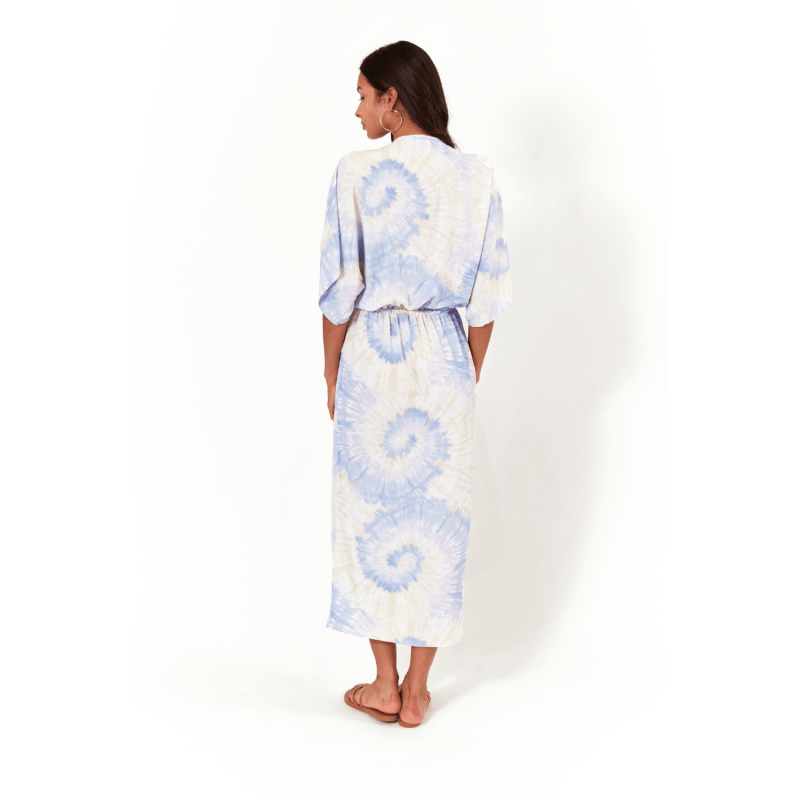 Thumbnail of Joey Maxi Dress - Ice Blue Tie Dye image