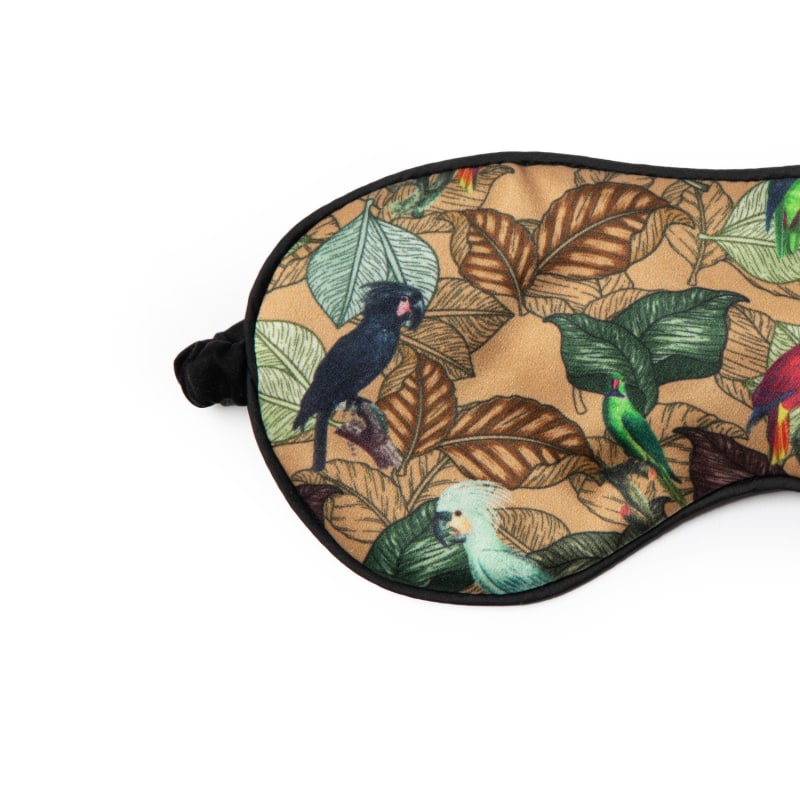 Thumbnail of Ocean Print Silk Eye Mask image