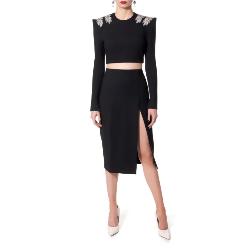 Thumbnail of Salma Perle Noir Skirt image