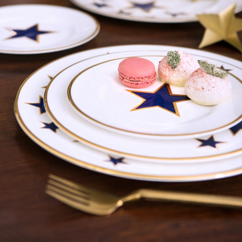 Thumbnail of Lucky Star Bone China Dessert Plate image