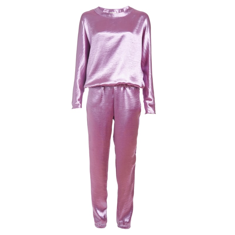 Thumbnail of Purple Textured Satin Set image