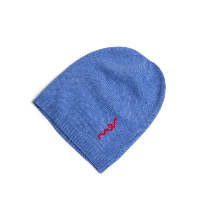 Thumbnail of Ethical Cashmere Beanie - Blue image