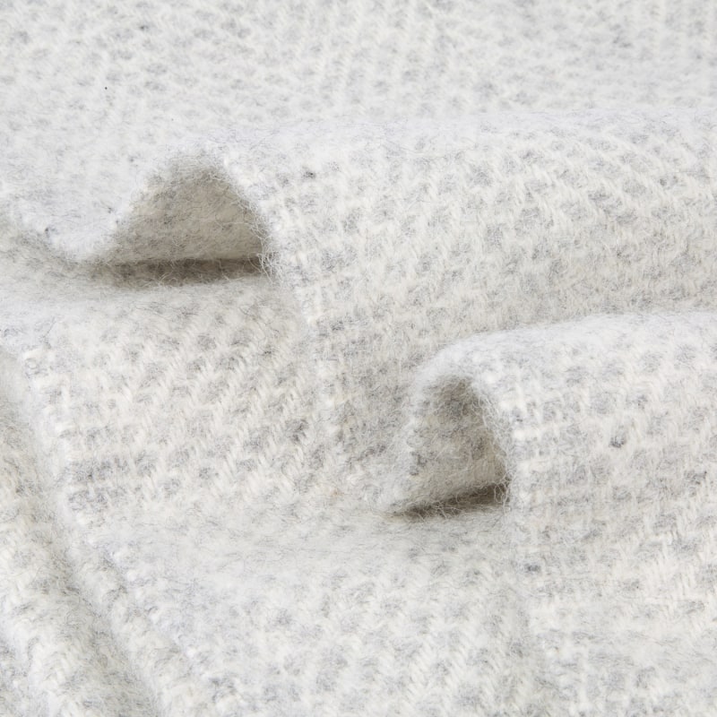 Thumbnail of Evening Tales Pure New Wool Blanket - Fluffy - Grey image