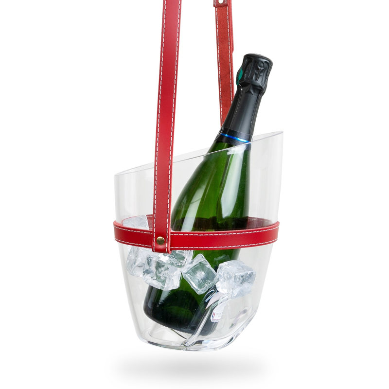 Thumbnail of "Keep Your Cool" Champagne Bucket - Red image