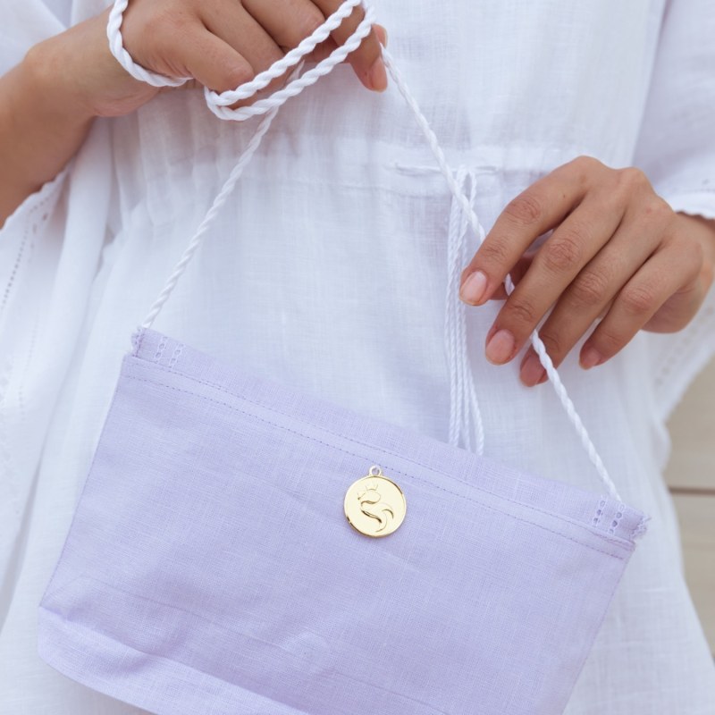 Thumbnail of Varvara Mini Cross-Body Bag In Delicate Lavender image