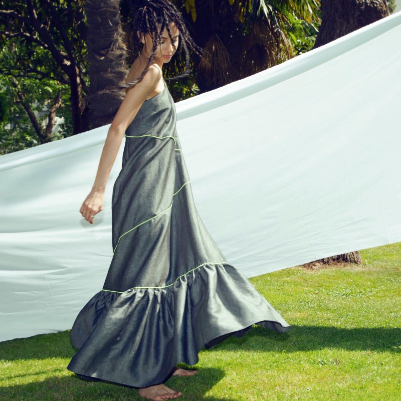 Thumbnail of Janset Linen Maxi Dress image