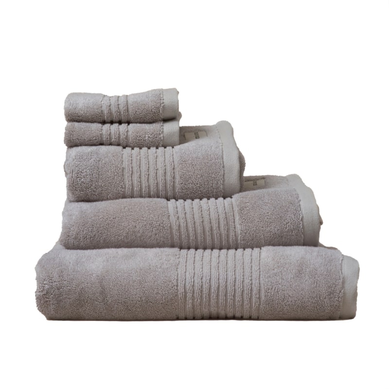 Ultra Soft Bamboo Bath Towel Set - Silver, Misona