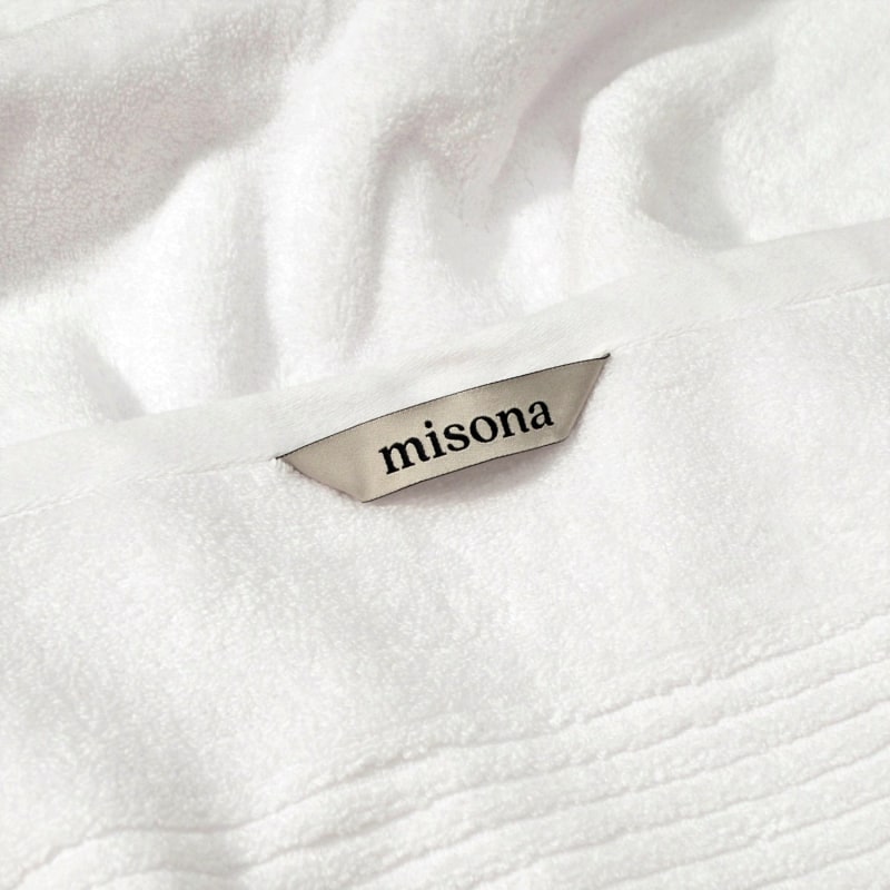 Ultra Soft Bamboo Bath Towel Set - White, Misona